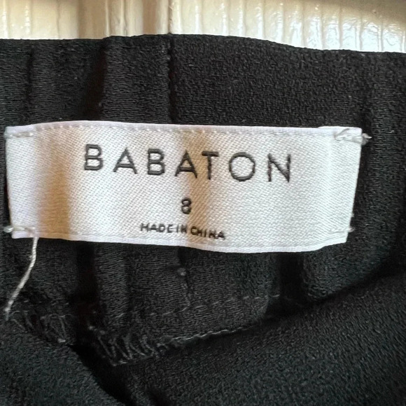 Aritzia Babaton Conan Crop Mid-rise Crepe Trousers - Picture 8 of 14